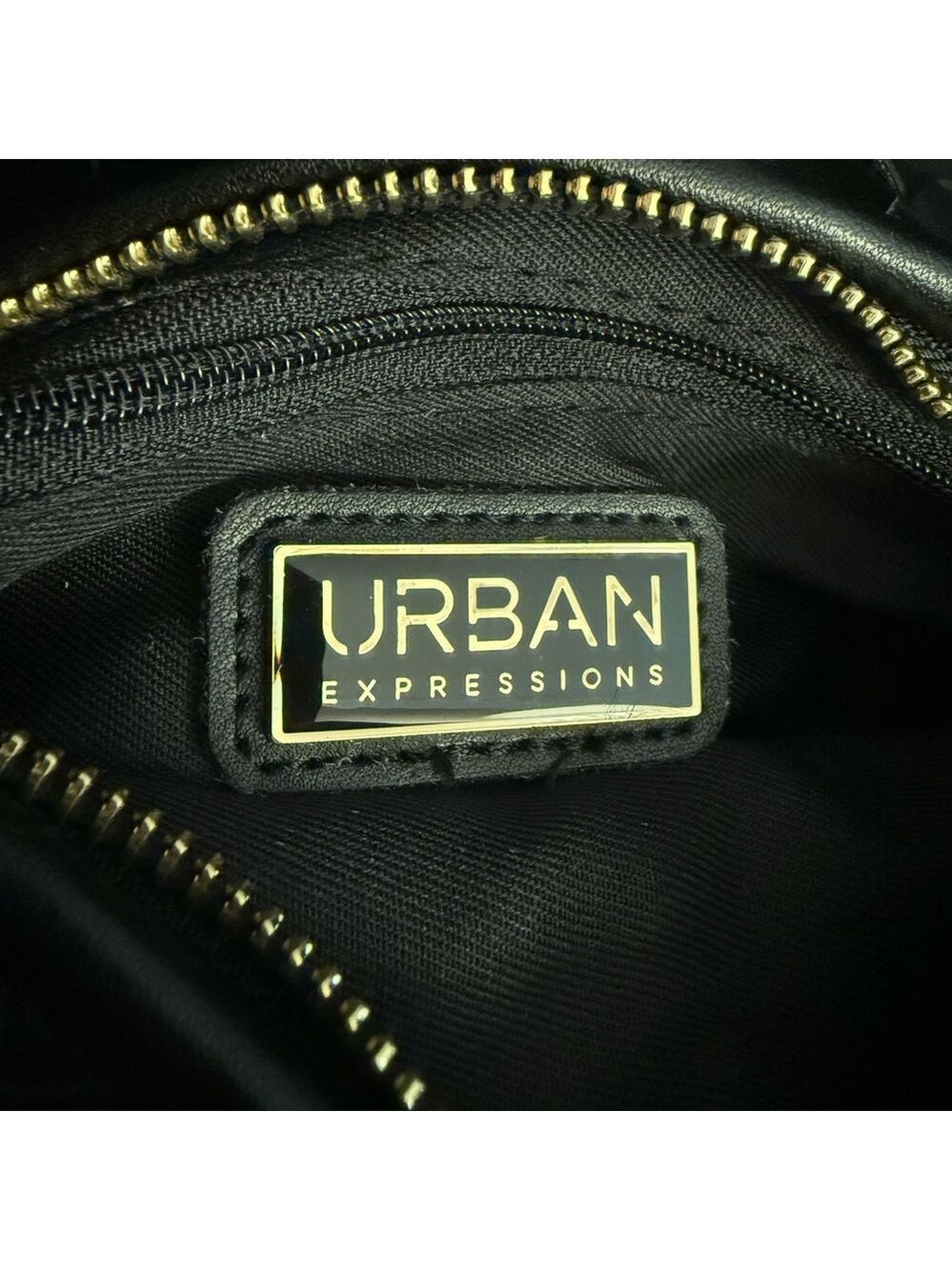 URBAN EXPRESSIONS WOVEN KNOT HOBO VEGAN PURSE HANDBAG - Picture 8 of 16
